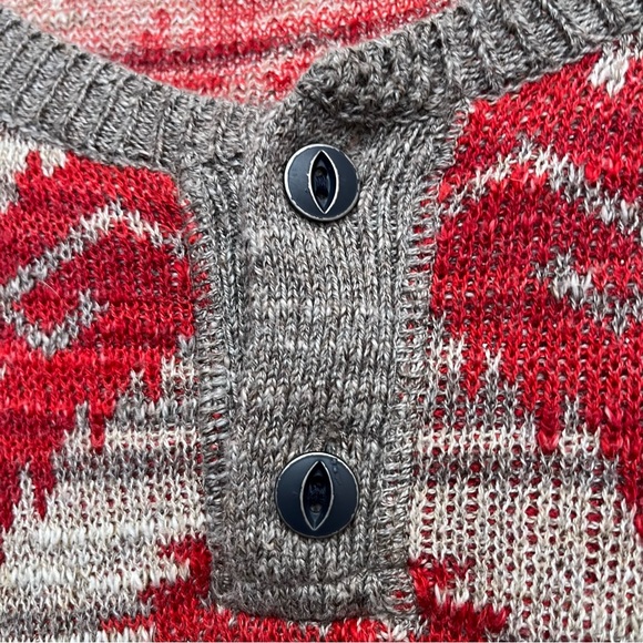 Denim & Supply Ralph Lauren Med Aztec Navajo southwest Knit Henley Sweater Polo - Picture 5 of 7